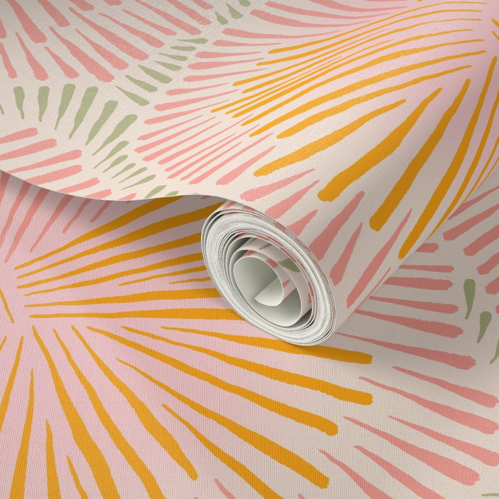 Burst, wallpaper, spring pink