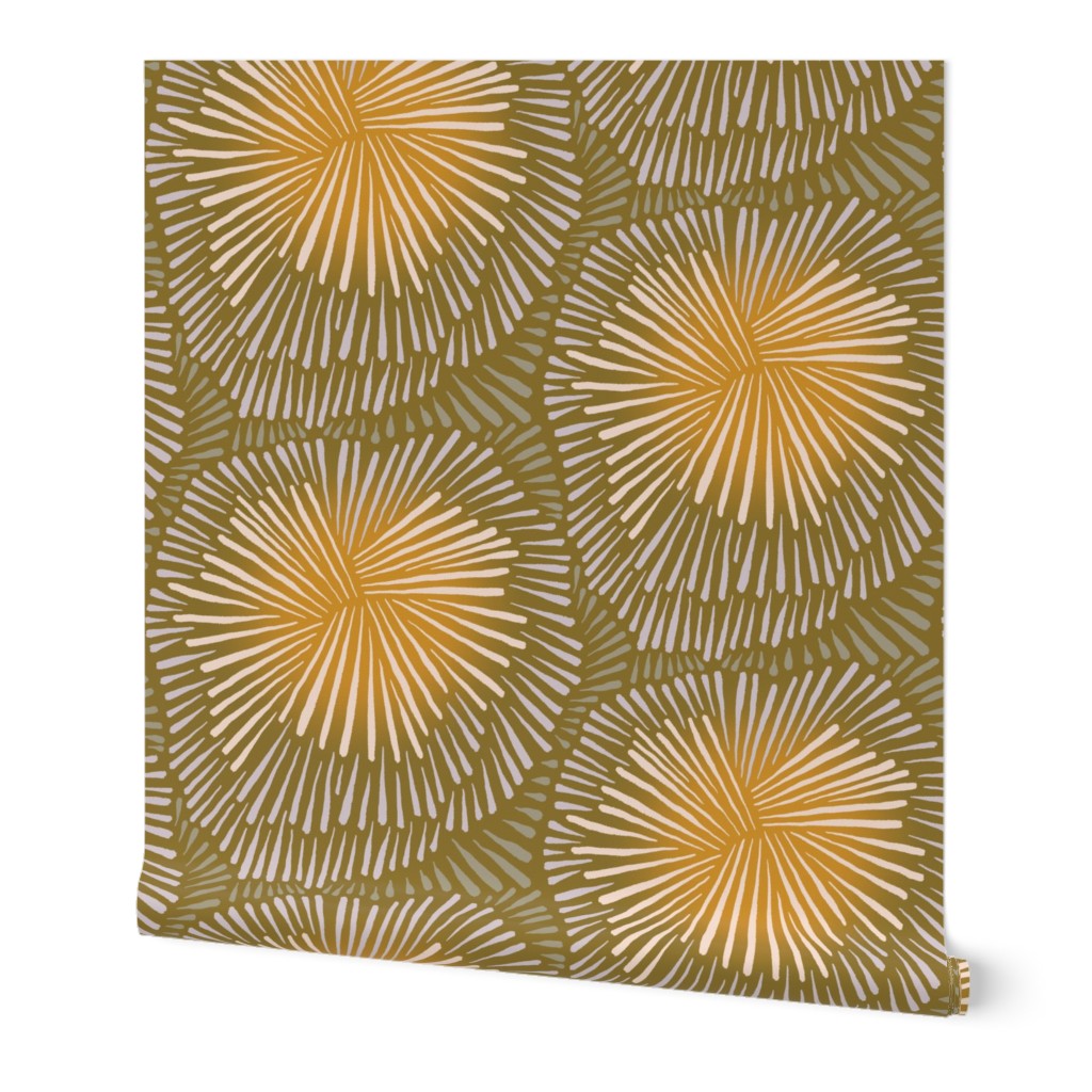 Burst, wallpaper, green