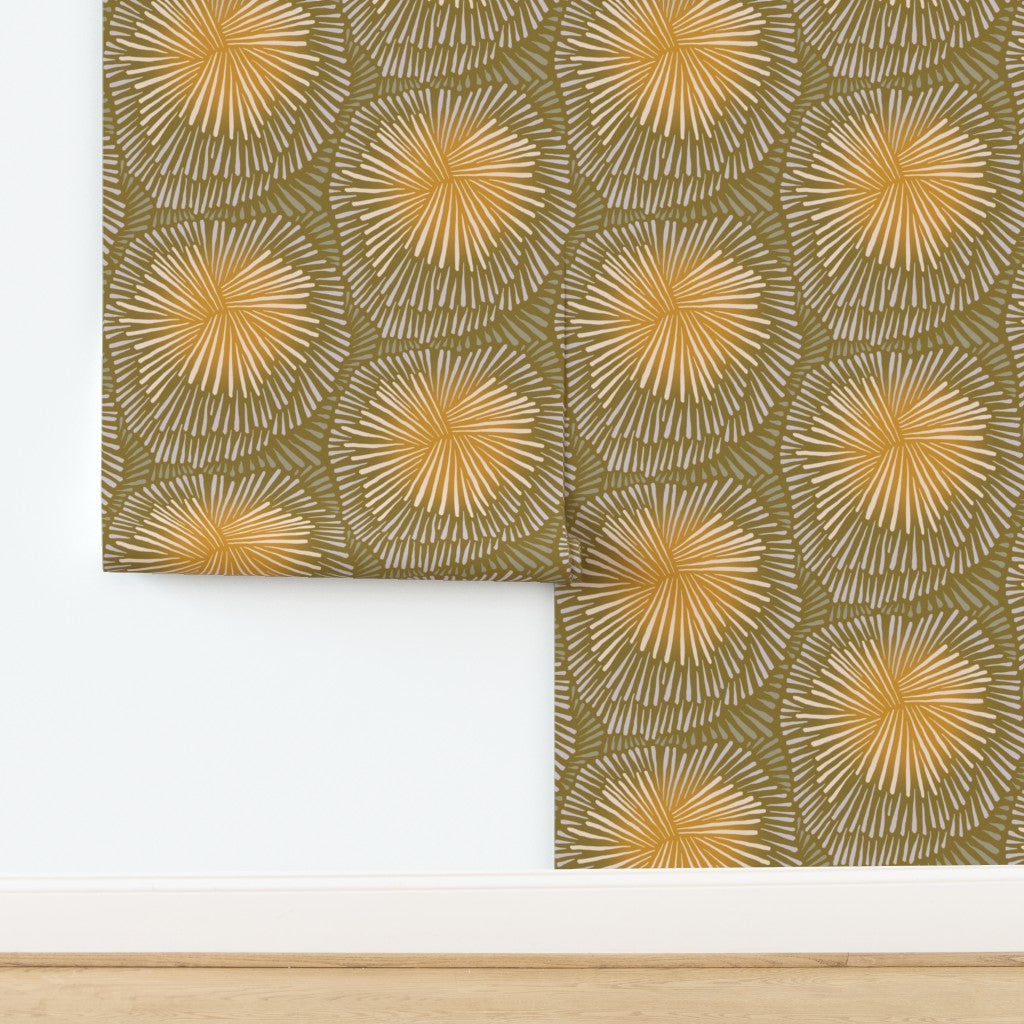 Burst, wallpaper, green