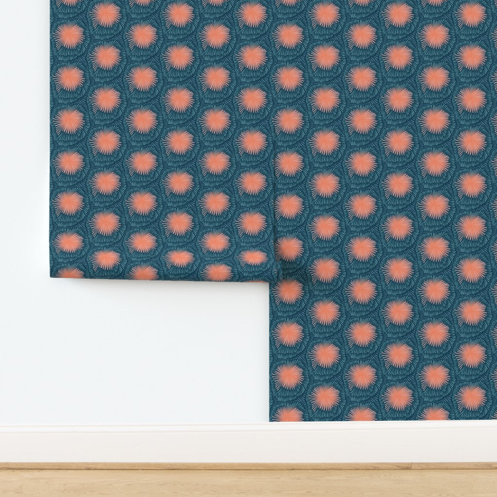 Burst, Medium Scale, wallpaper, midnight