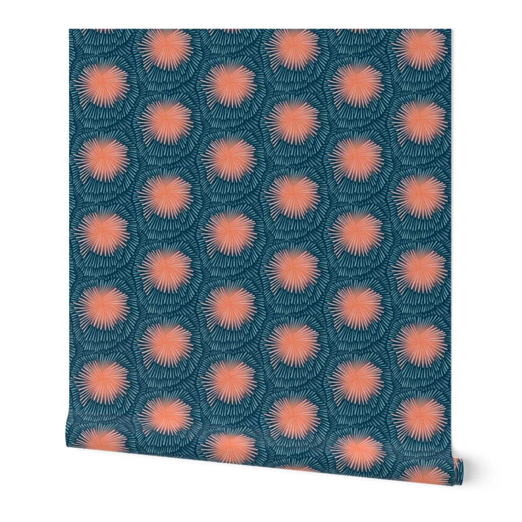 Burst, Medium Scale, wallpaper, midnight