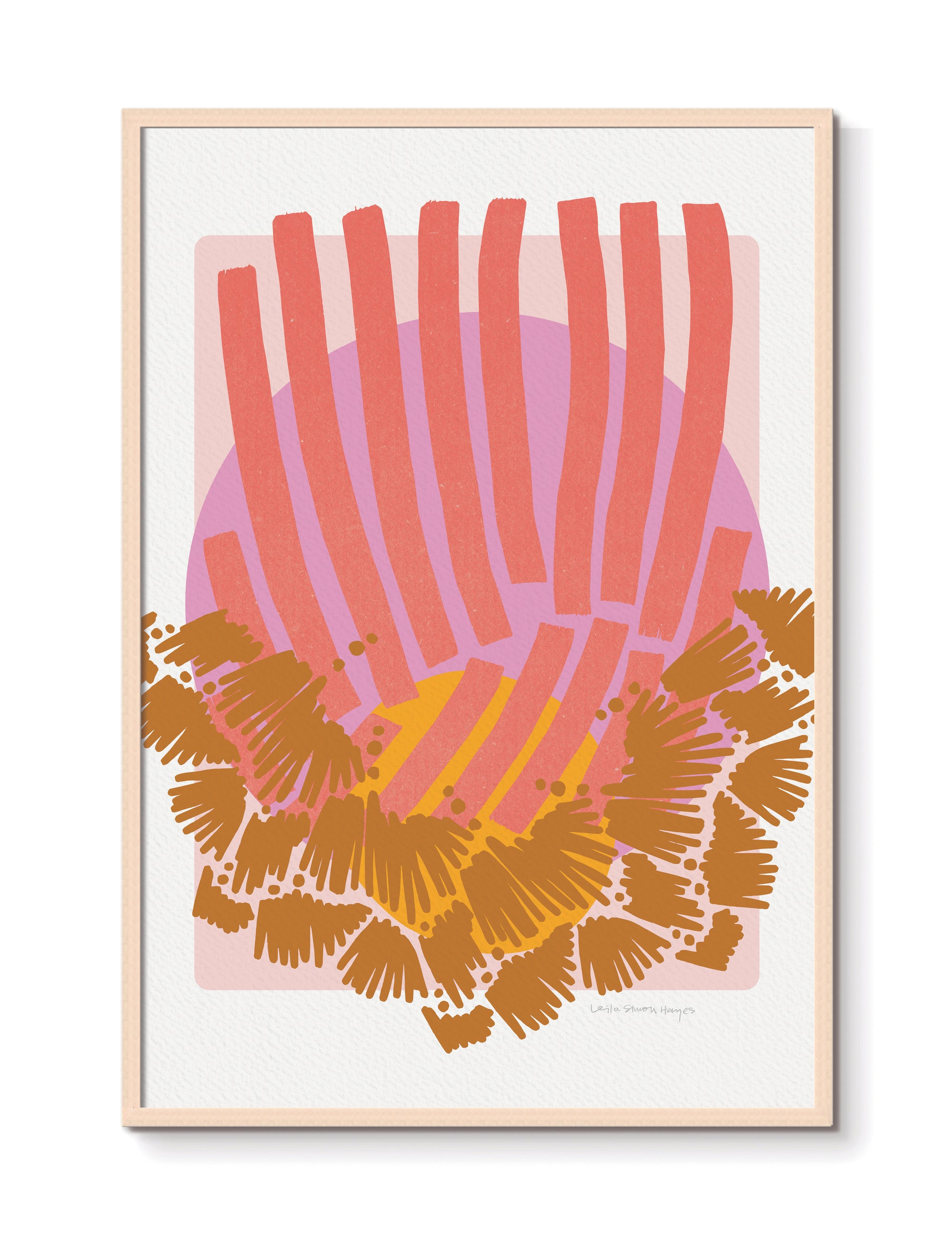 Reaching Out, fine art print, sunset