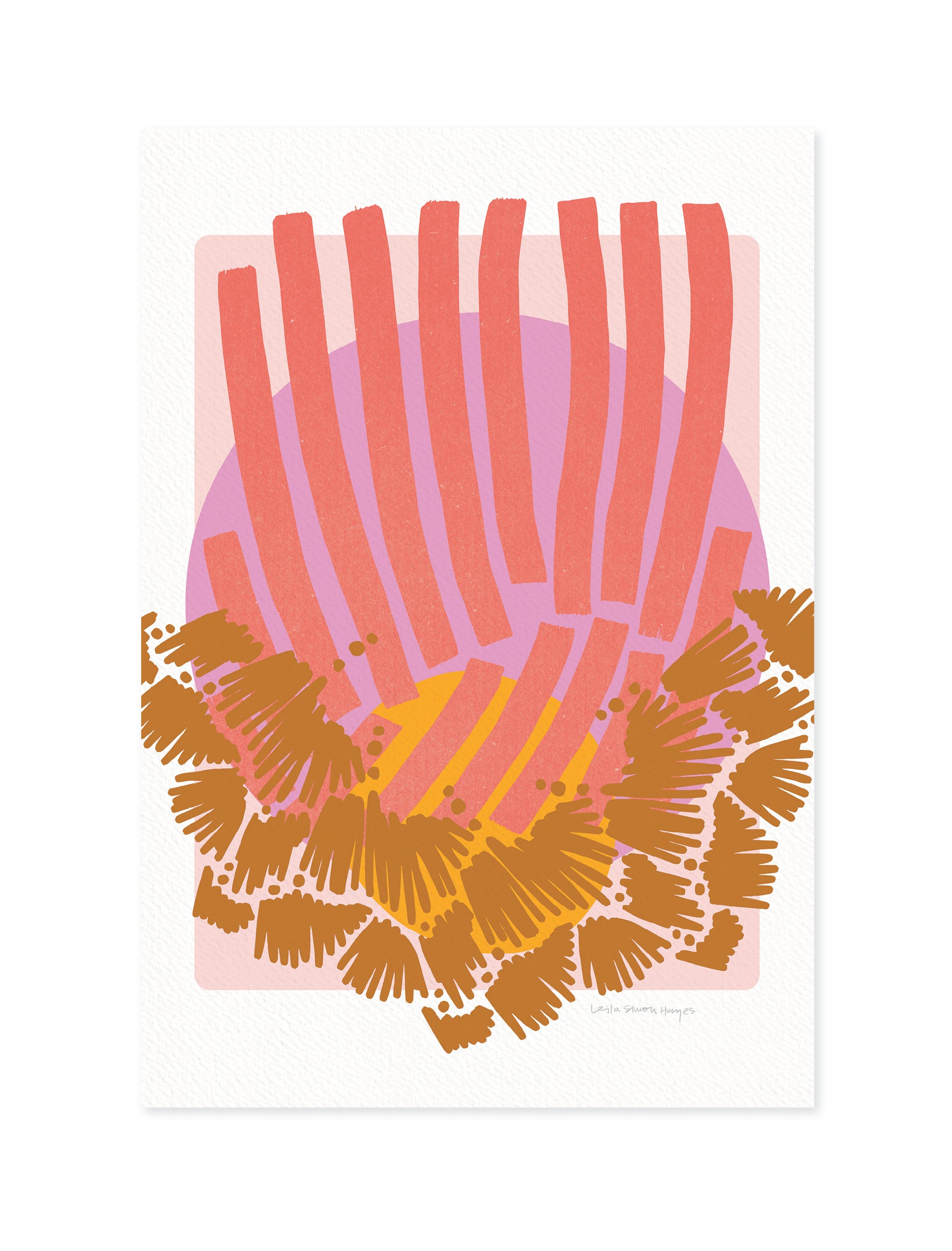 Reaching Out, fine art print, sunset