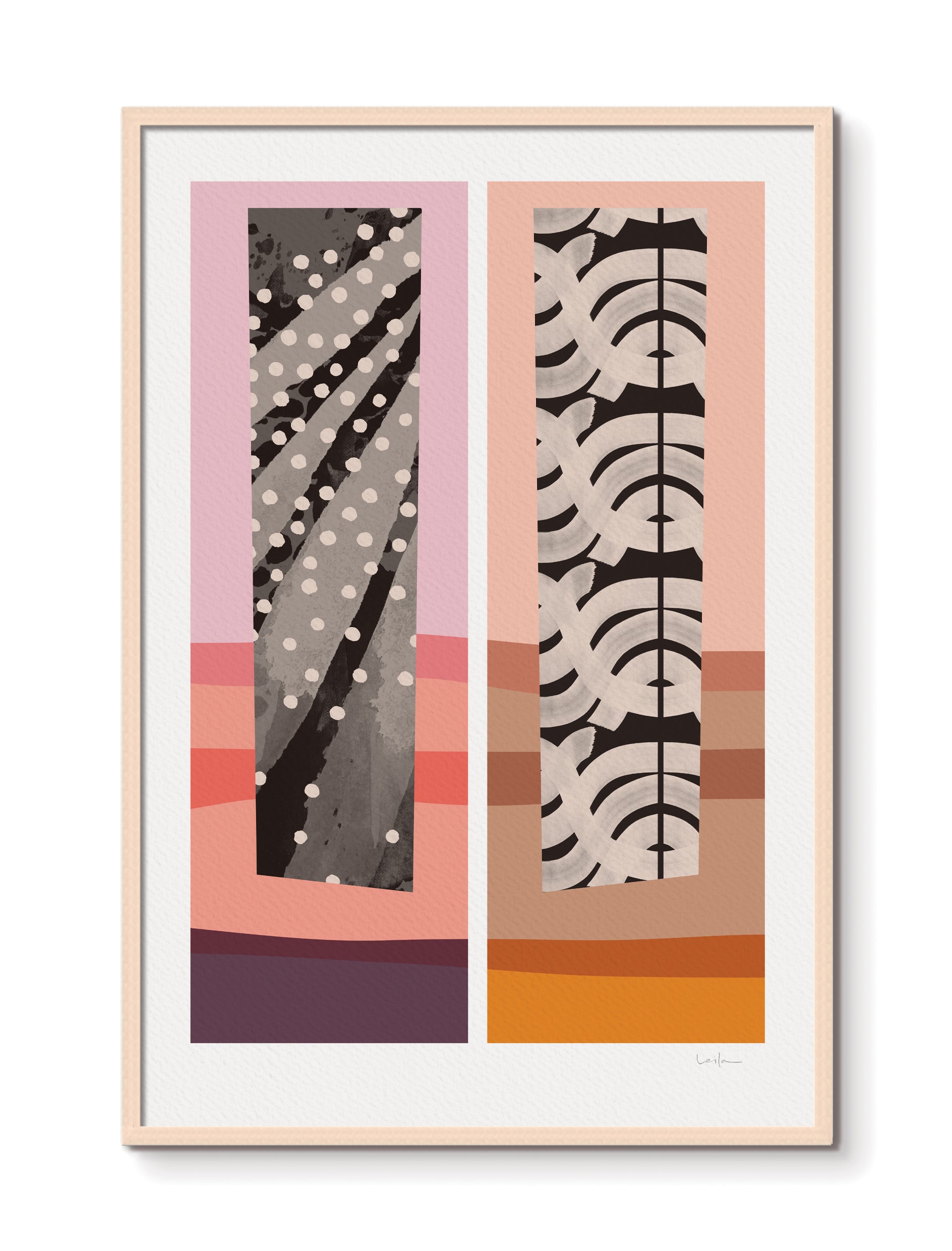 Remixed Landscape, fine art print, autumn
