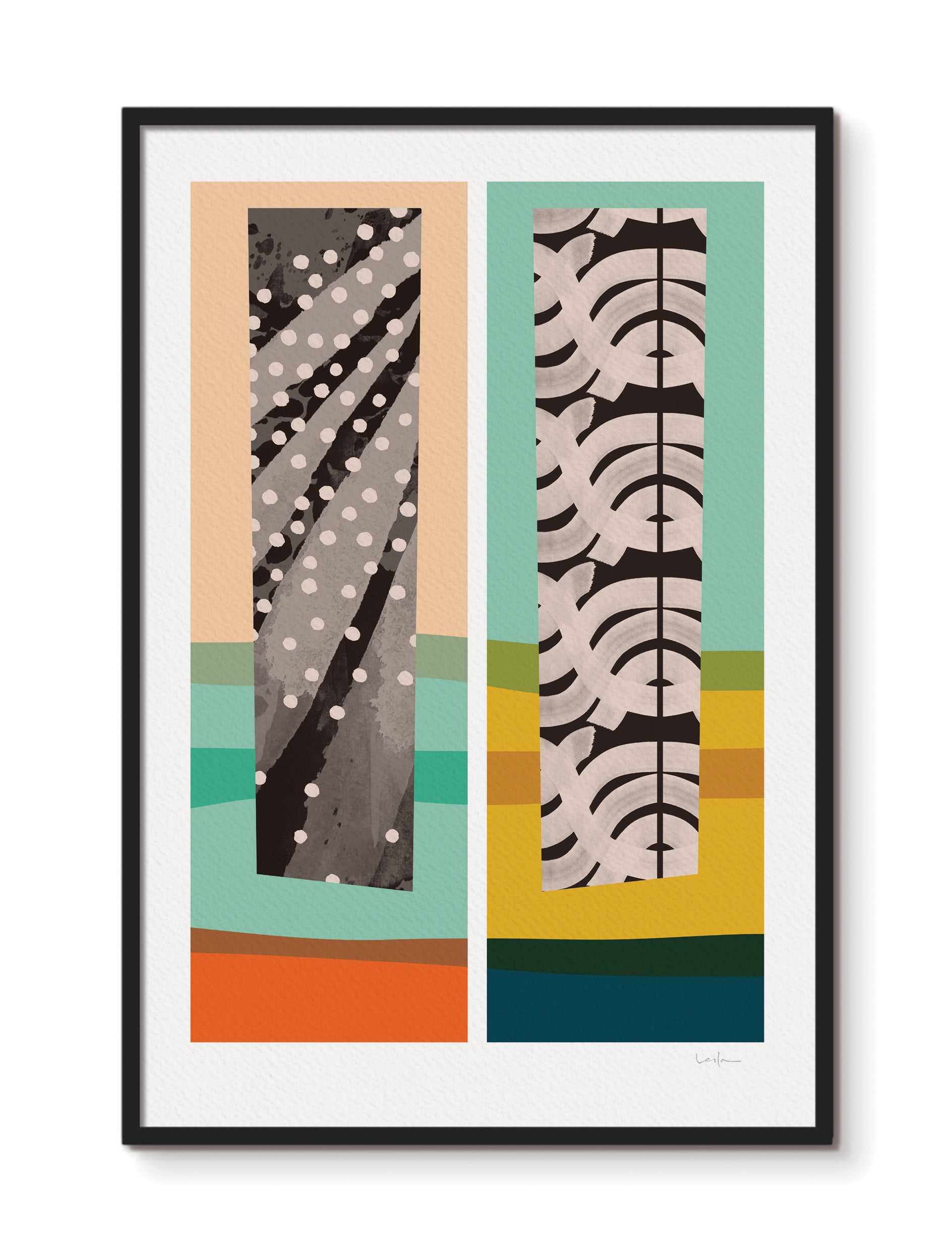 Remixed Landscape, fine art print, spring