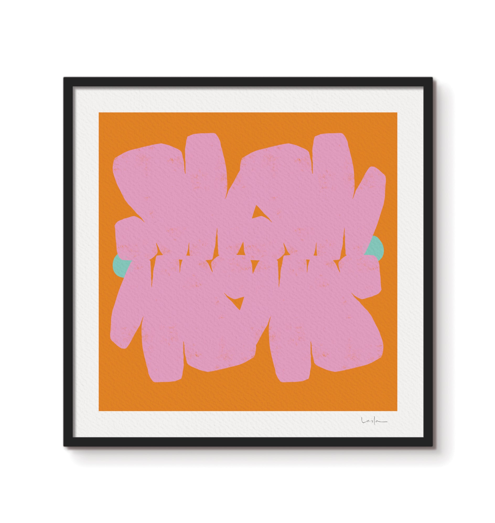 Rocks, fine art print, pink