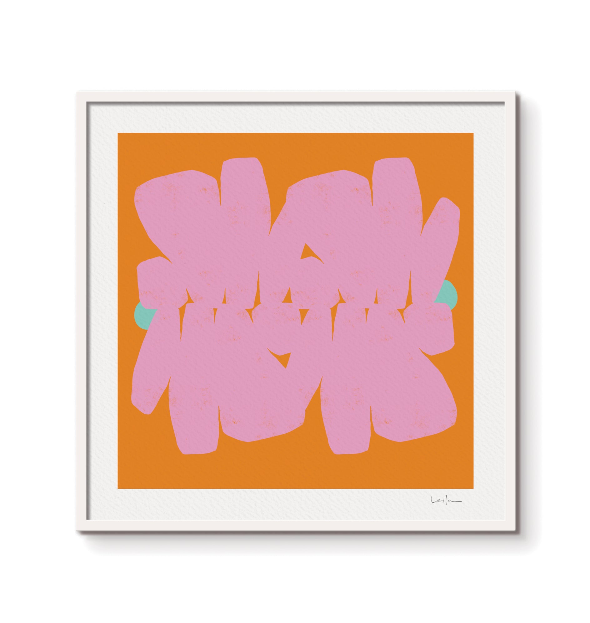 Rocks, fine art print, pink