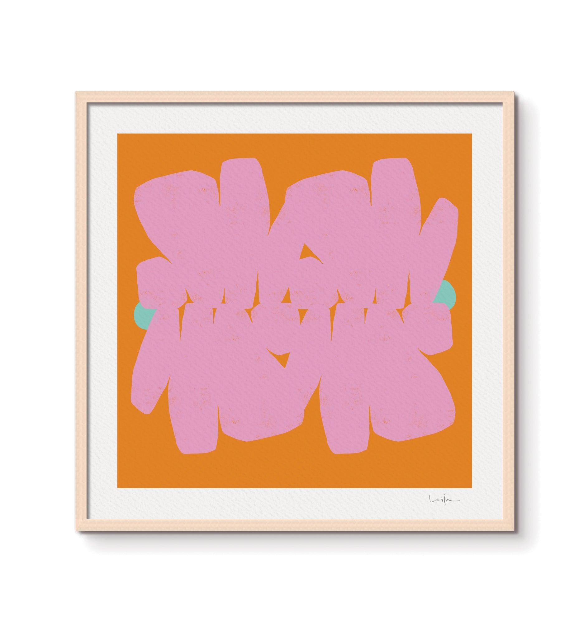 Rocks, fine art print, pink