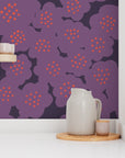 Flower Patch, wallpaper, purple