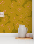 Flower Patch, wallpaper, yellow