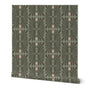 Happy Place, wallpaper, light olive