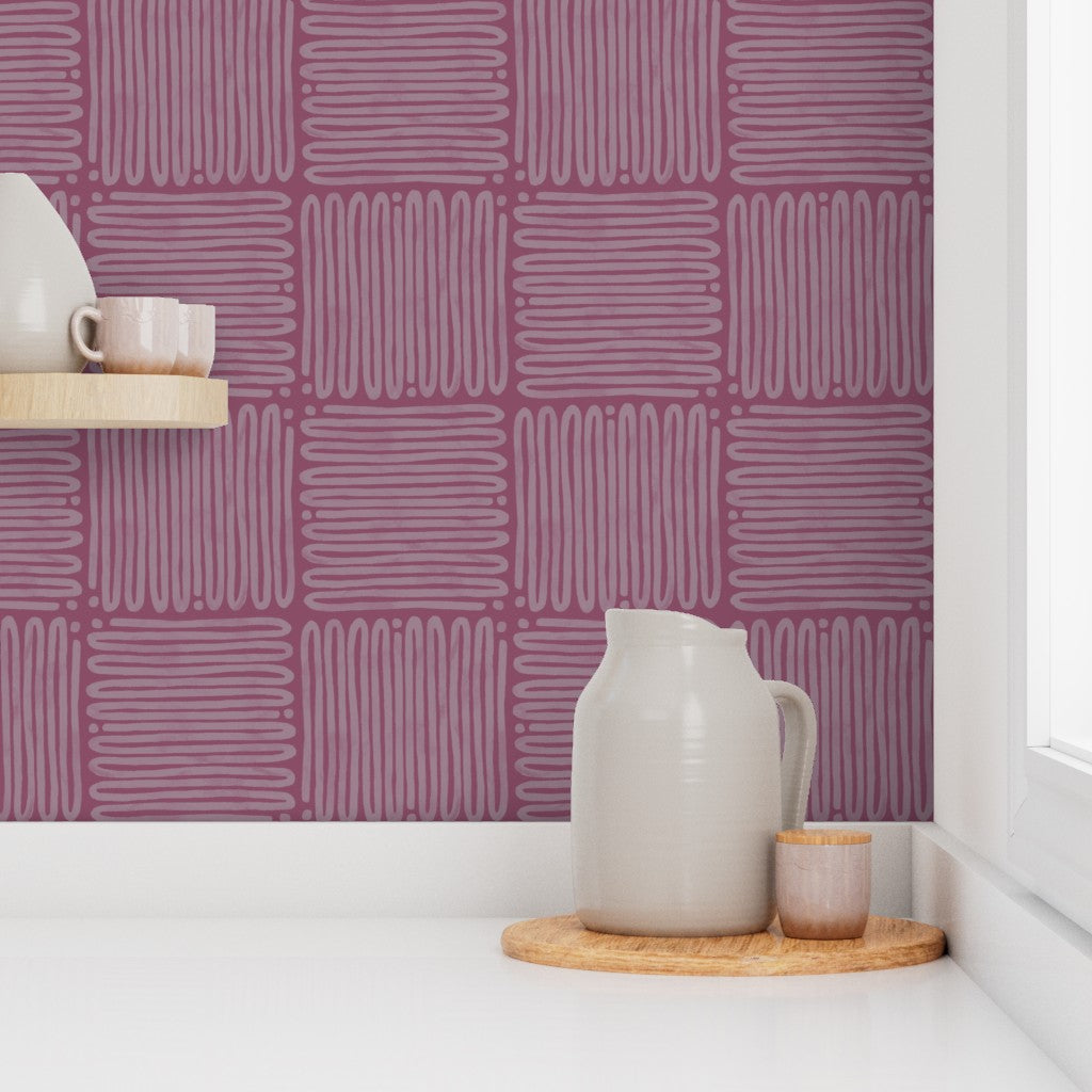 Zig Zag Tiles, wallpaper, purple