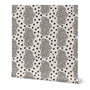 Loop Dots, wallpaper, black on off-white