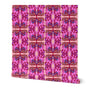Flourish, wallpaper, pink