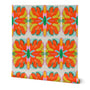 Layer Blooms, Large Scale, wallpaper, bright on light