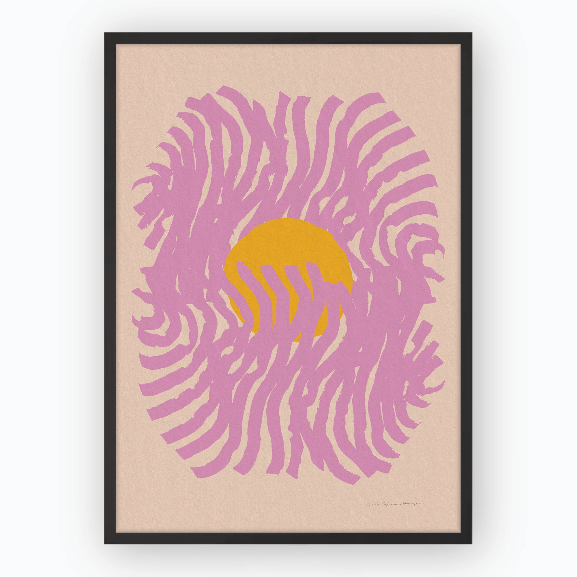 Emanate, pink, fine art print