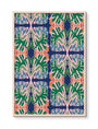 Flourish, blue, fine art print