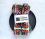 Flourish linen napkin, bright