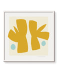 Frond Friends, fine art print, yellow