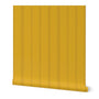 Roll of light and dark yellow, striped, wallpaper. Designed by artist Leila Simon Hayes.